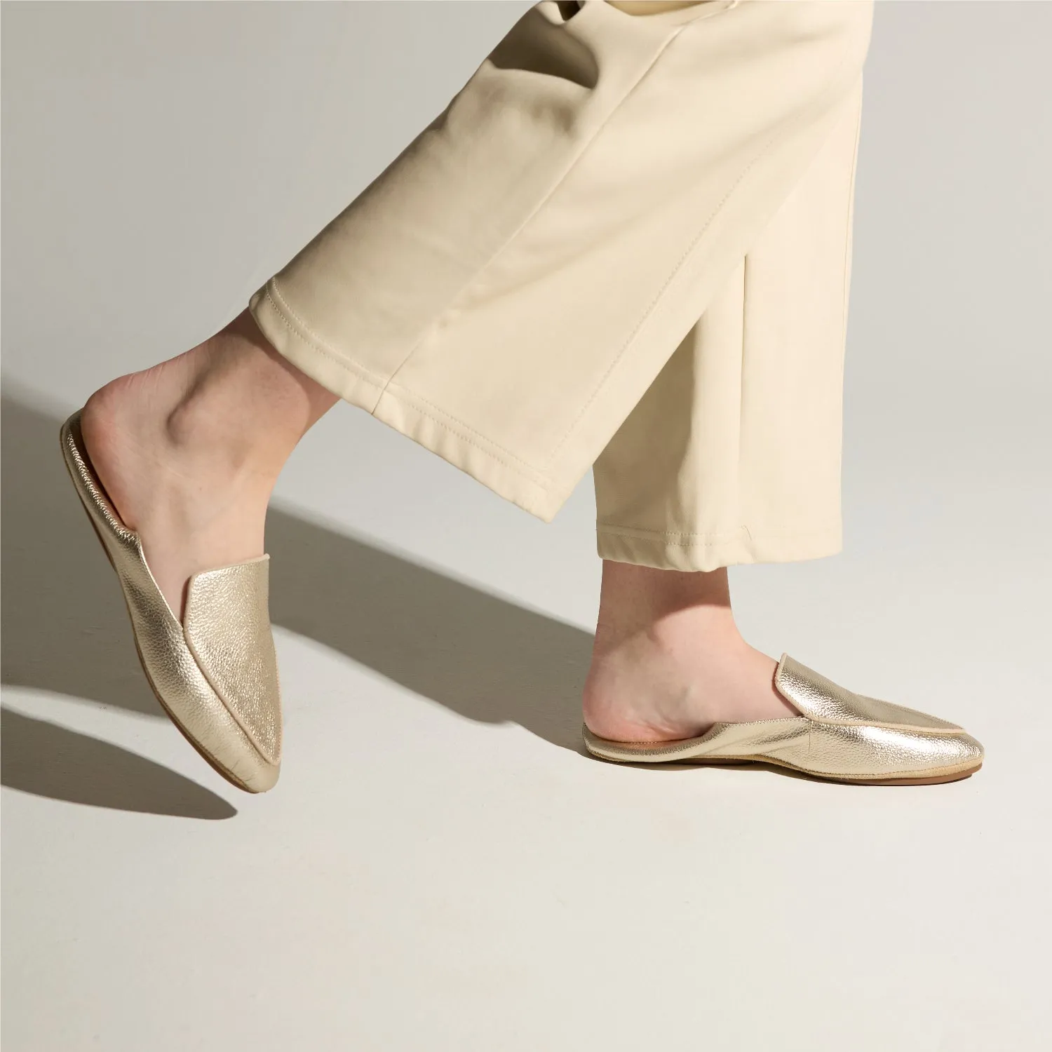 Vivina Loafer in Gold Leather sold by Yosi Samra product image thumbnail 2