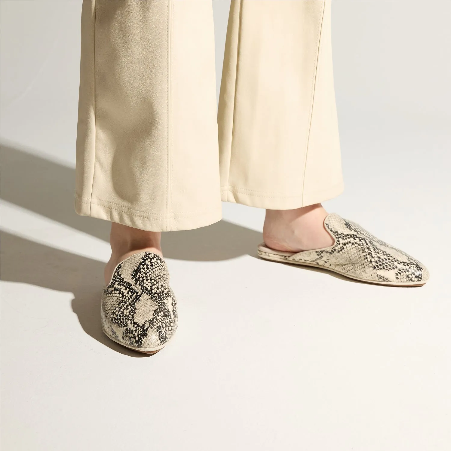 Vidi Mule in Snake Embossed Leather sold by Yosi Samra product image thumbnail 5