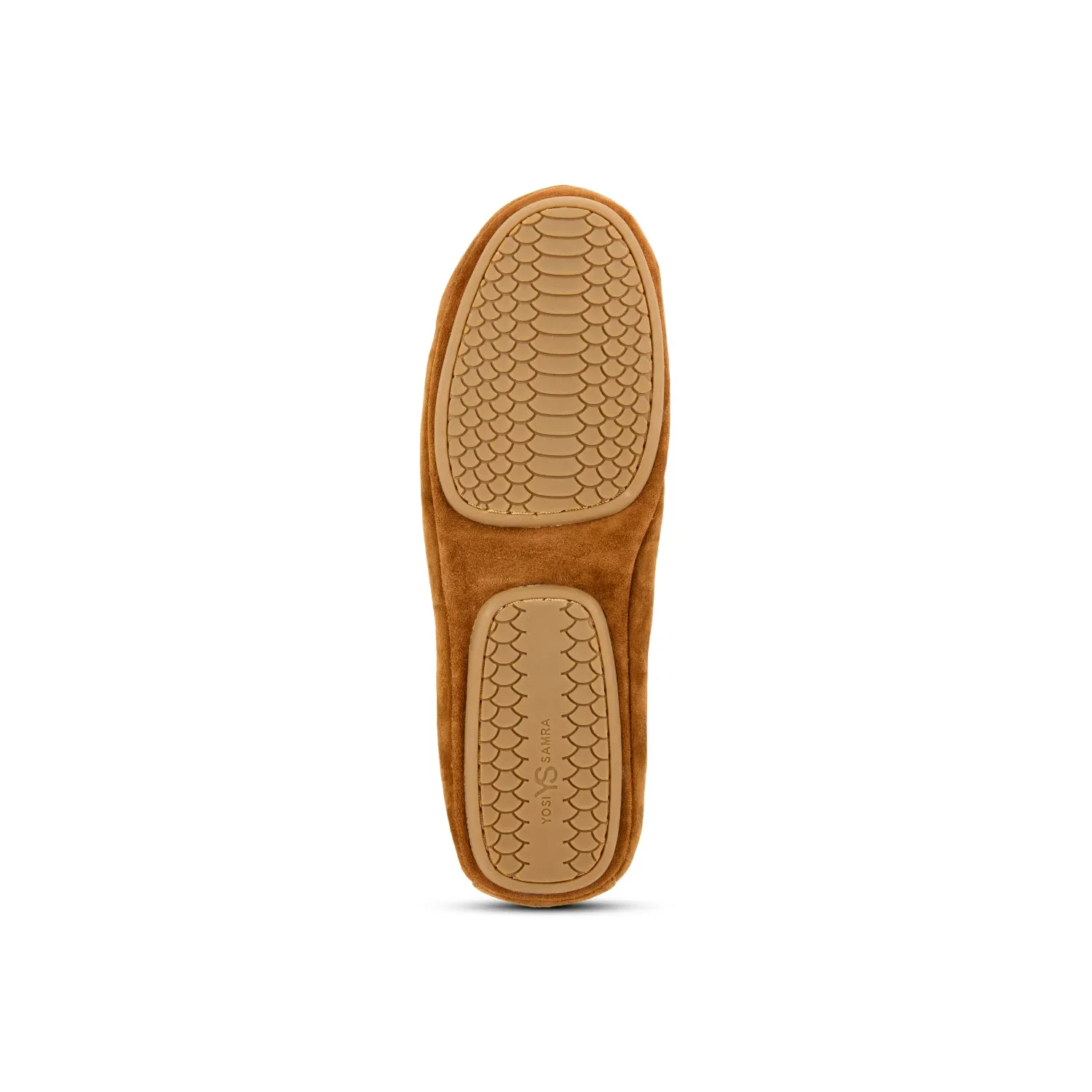 Samara Foldable Ballet Flat in Whiskey Suede sold by Yosi Samra product image thumbnail 5
