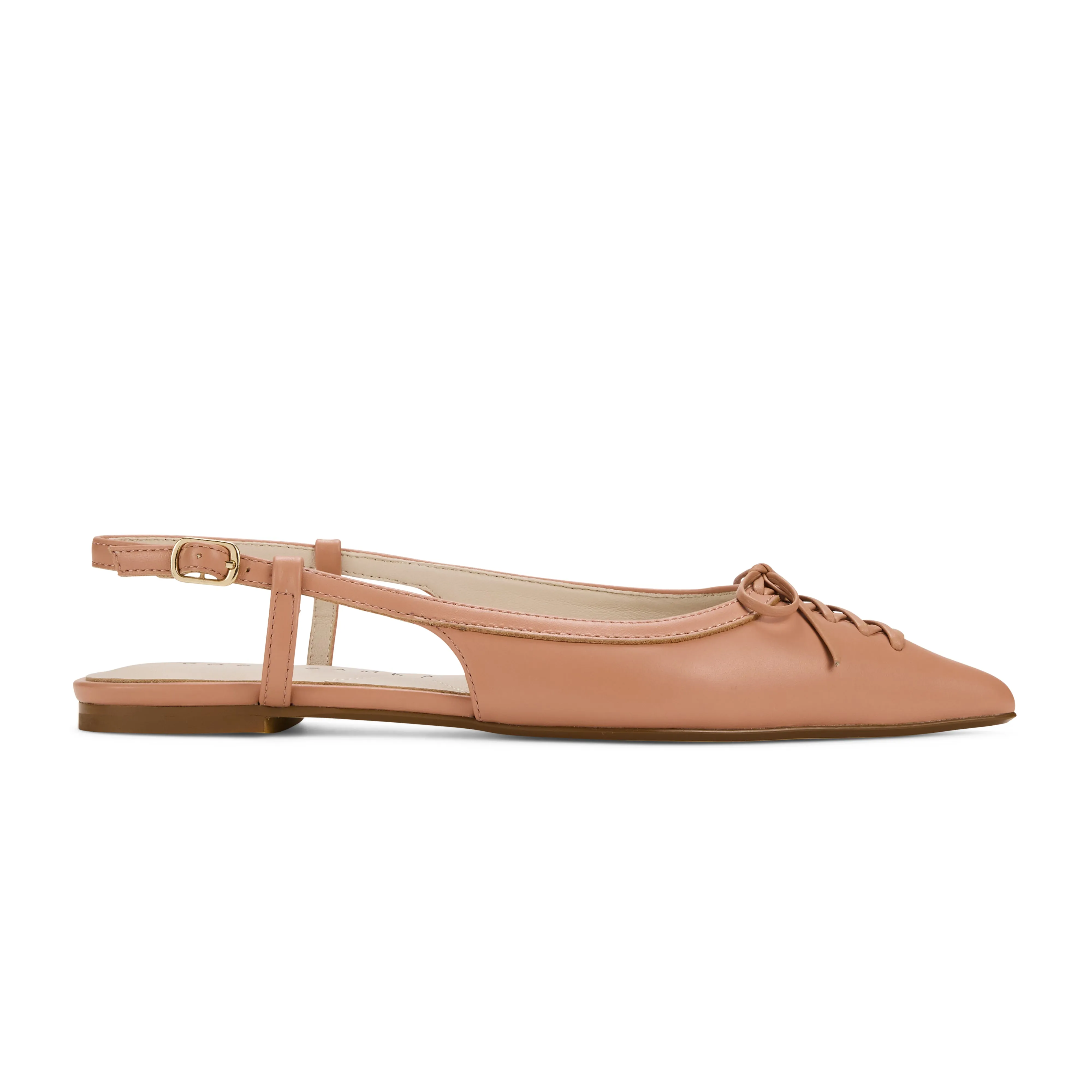 Vanessa Slingback Flat in Dusty Rose Leather sold by Yosi Samra product image thumbnail 2