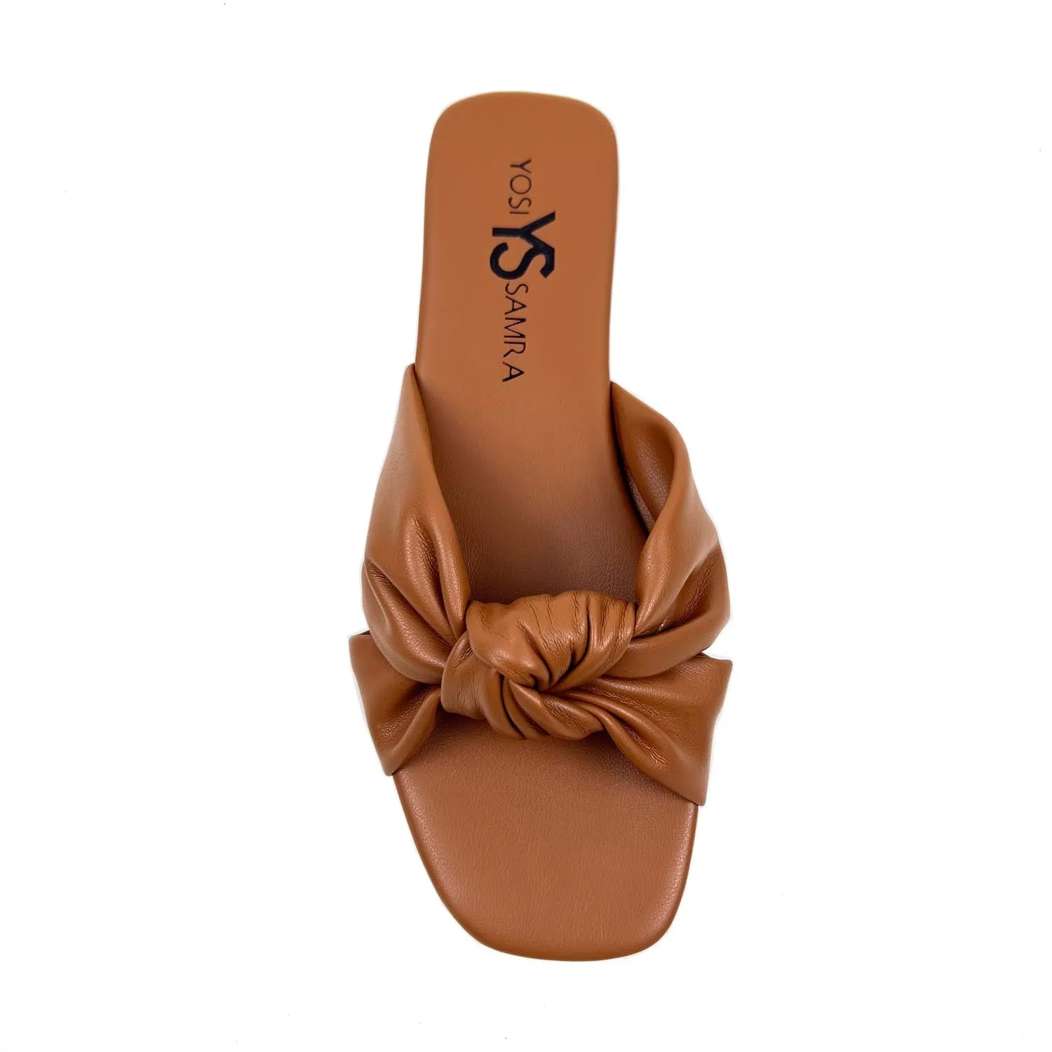 Naya Knotted Sandal in Whiskey sold by Yosi Samra product image thumbnail 5