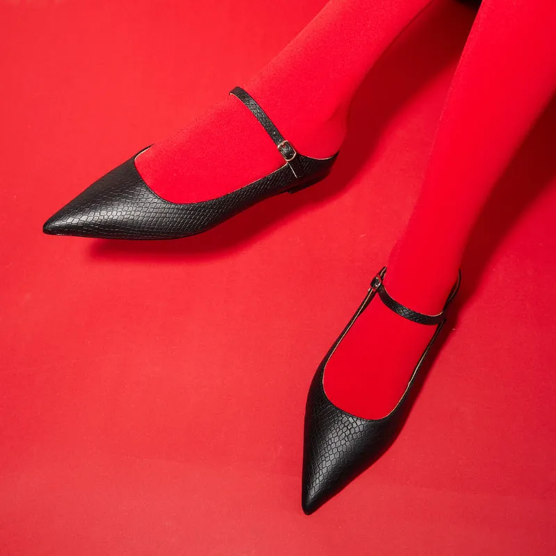 Vida Mule in Black Snake Leather sold by Yosi Samra product image thumbnail 3