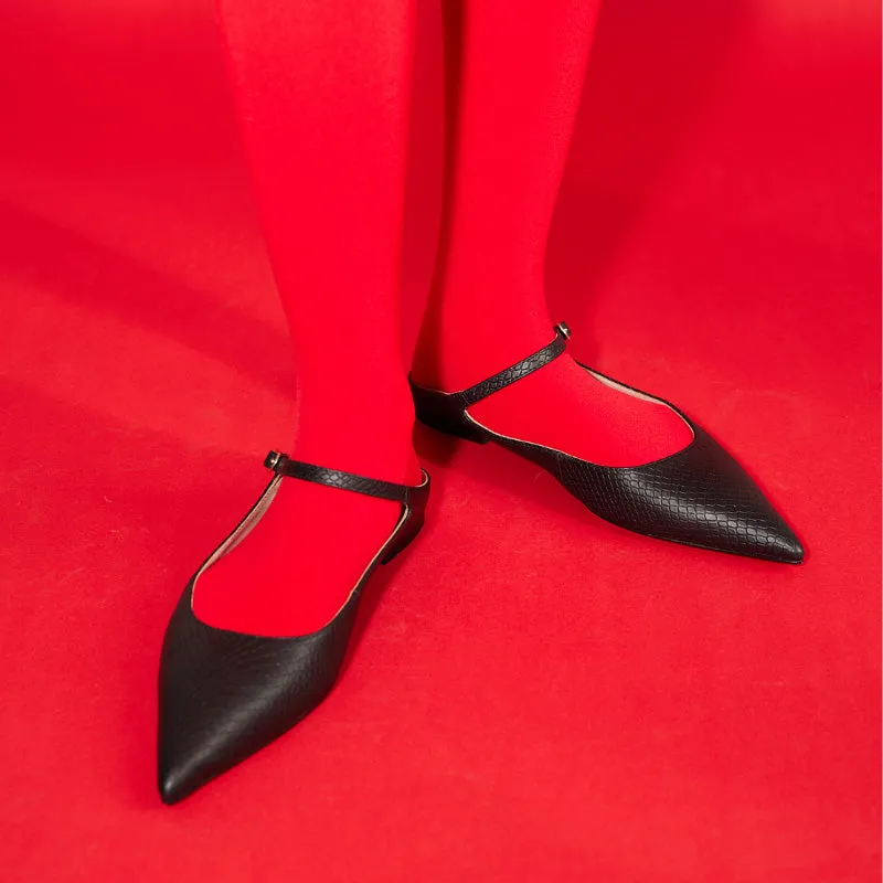 Vida Mule in Black Snake Leather sold by Yosi Samra product image thumbnail 4