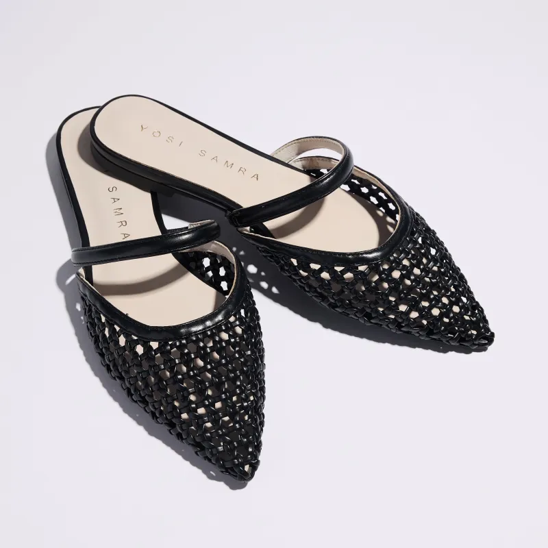 Justine Slingback in Black Hand Woven made by Yosi Samra