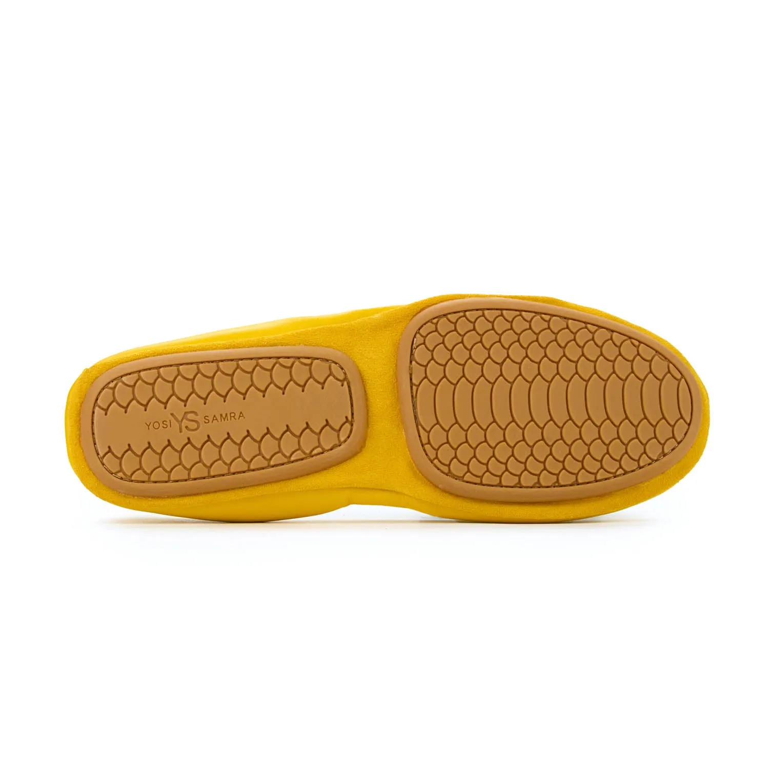 Samara Foldable Ballet Flat in Mustard Yellow Leather sold by Yosi Samra product image thumbnail 4