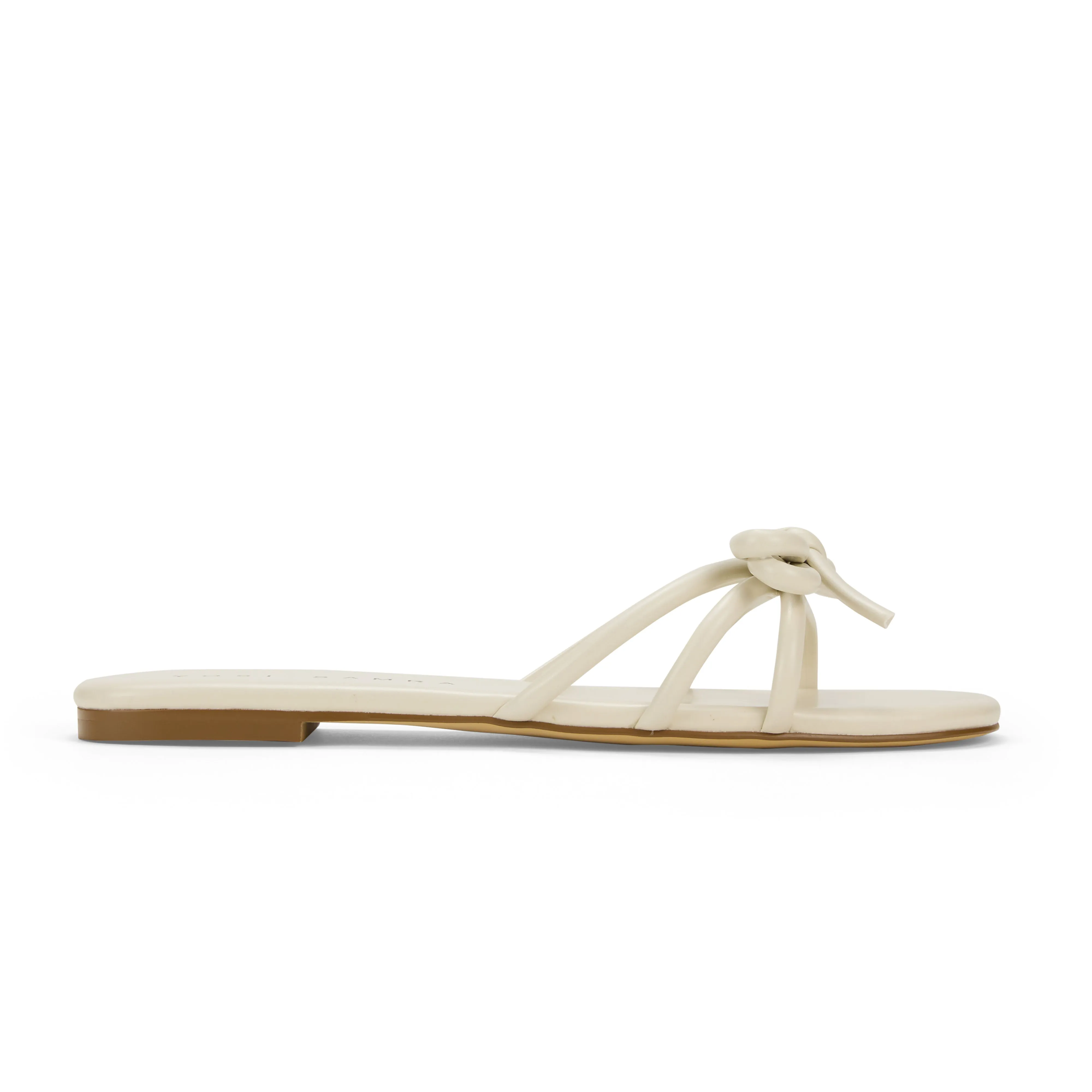 Nicole Bow Slide Sandal in Bone sold by Yosi Samra product image thumbnail 3