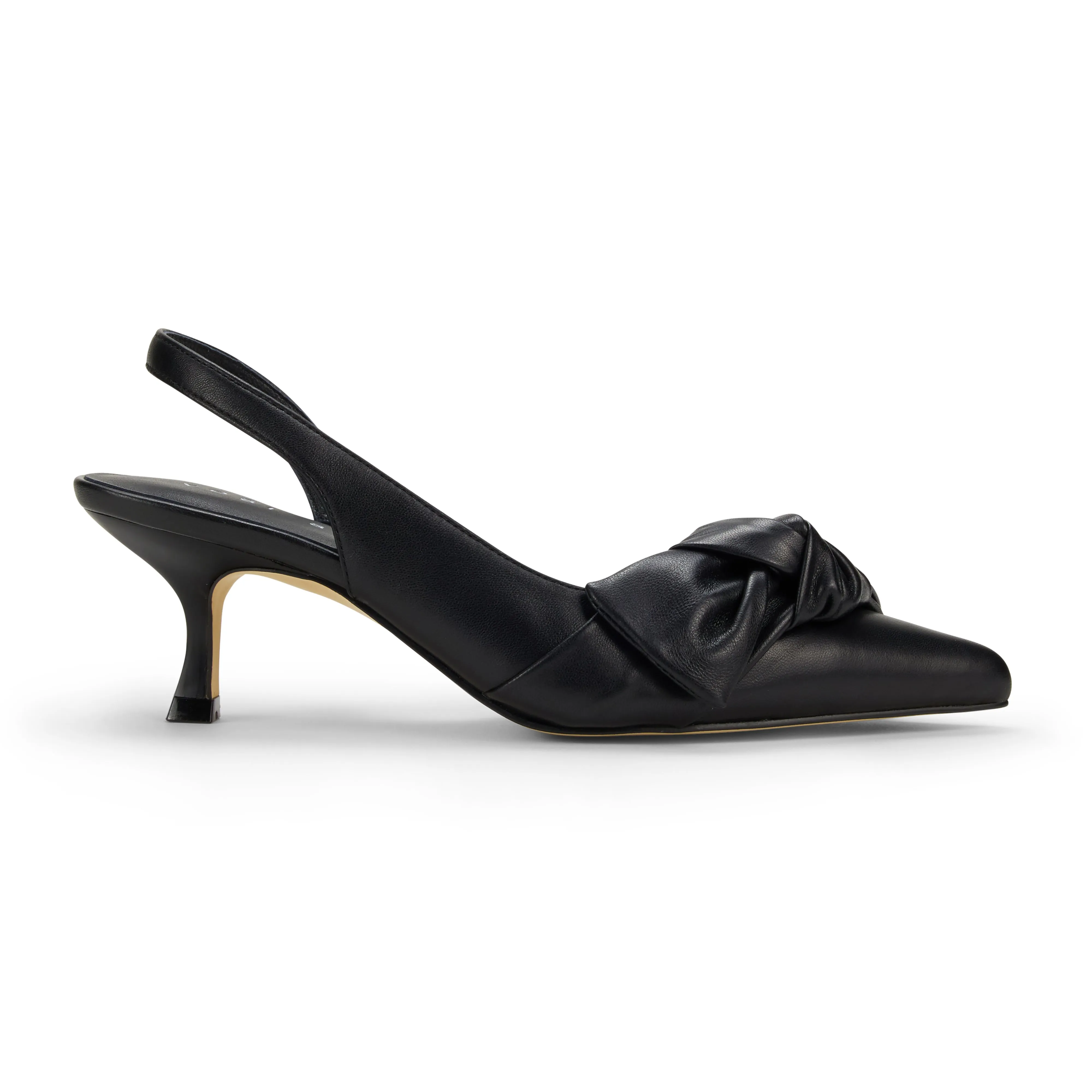 Kaleigh Bow Heel in Black Leather sold by Yosi Samra product image thumbnail 2