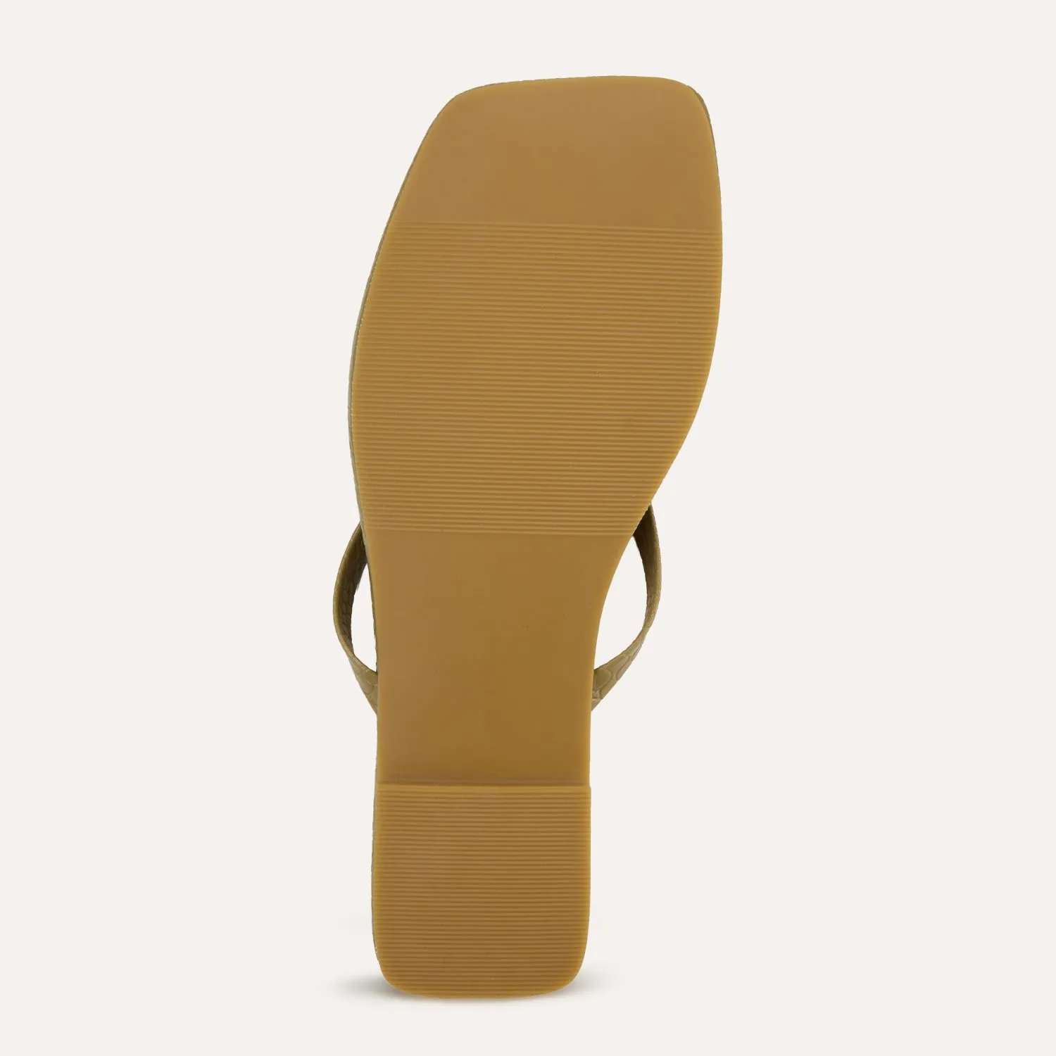 Mercer Flip Flop in Taupe Croc sold by Yosi Samra product image thumbnail 3