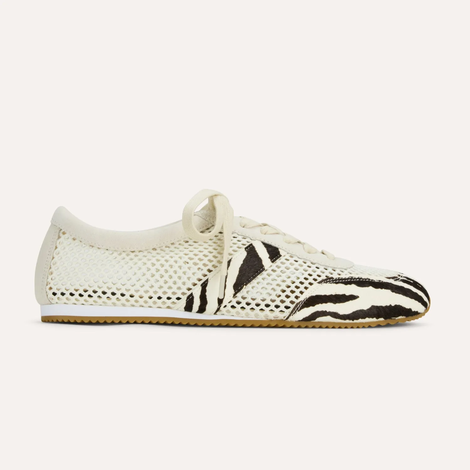 Kiah Zebra Calf Hair Mesh Casual Sneaker sold by Yosi Samra product image thumbnail 2