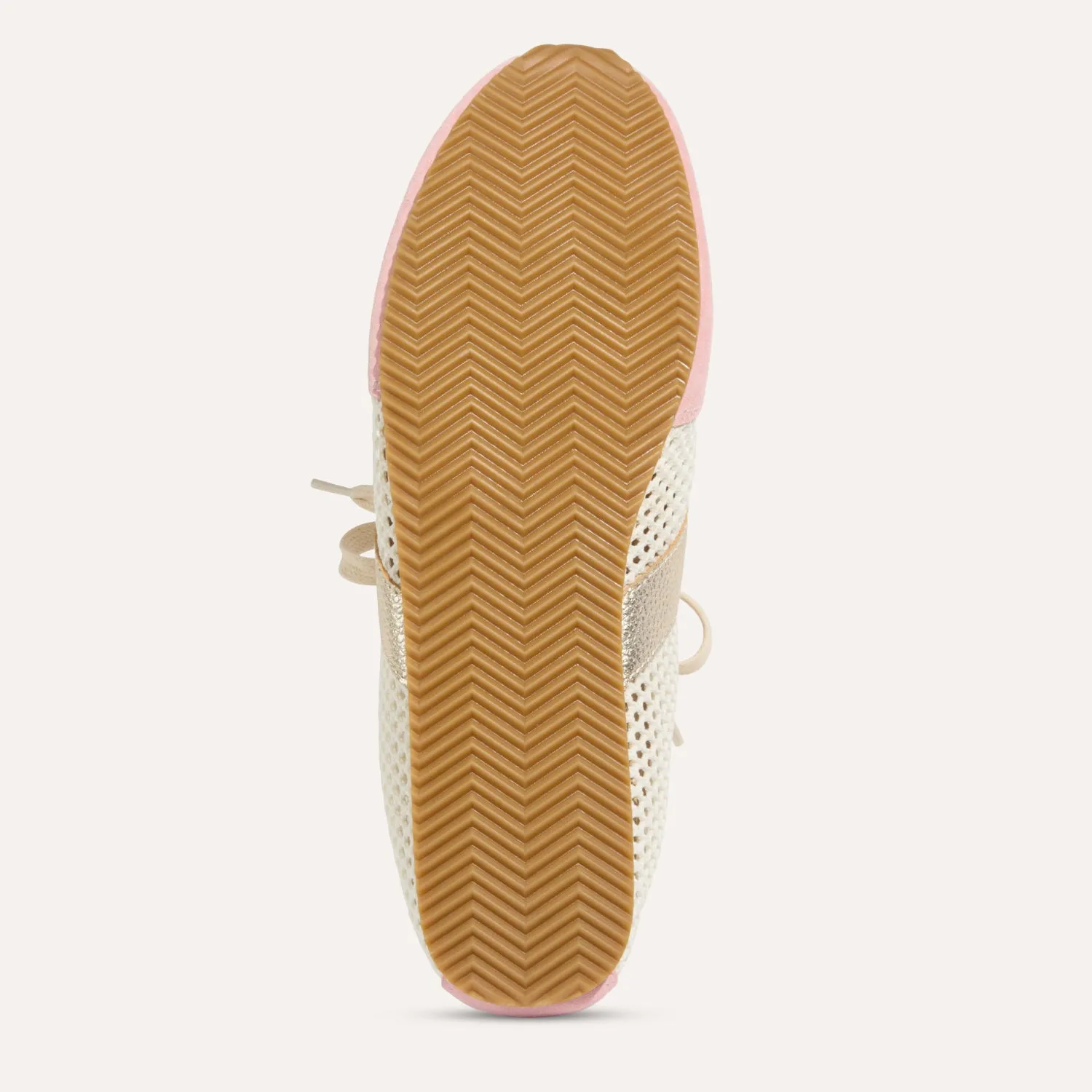 Kiah in Blush Suede Mesh Casual Sneaker for Women sold by Yosi Samra product image thumbnail 3