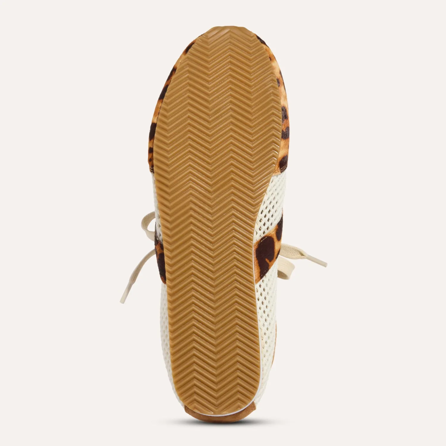 Kiah in Leopard Calf Hair Mesh Casual Sneaker for Women sold by Yosi Samra product image thumbnail 3