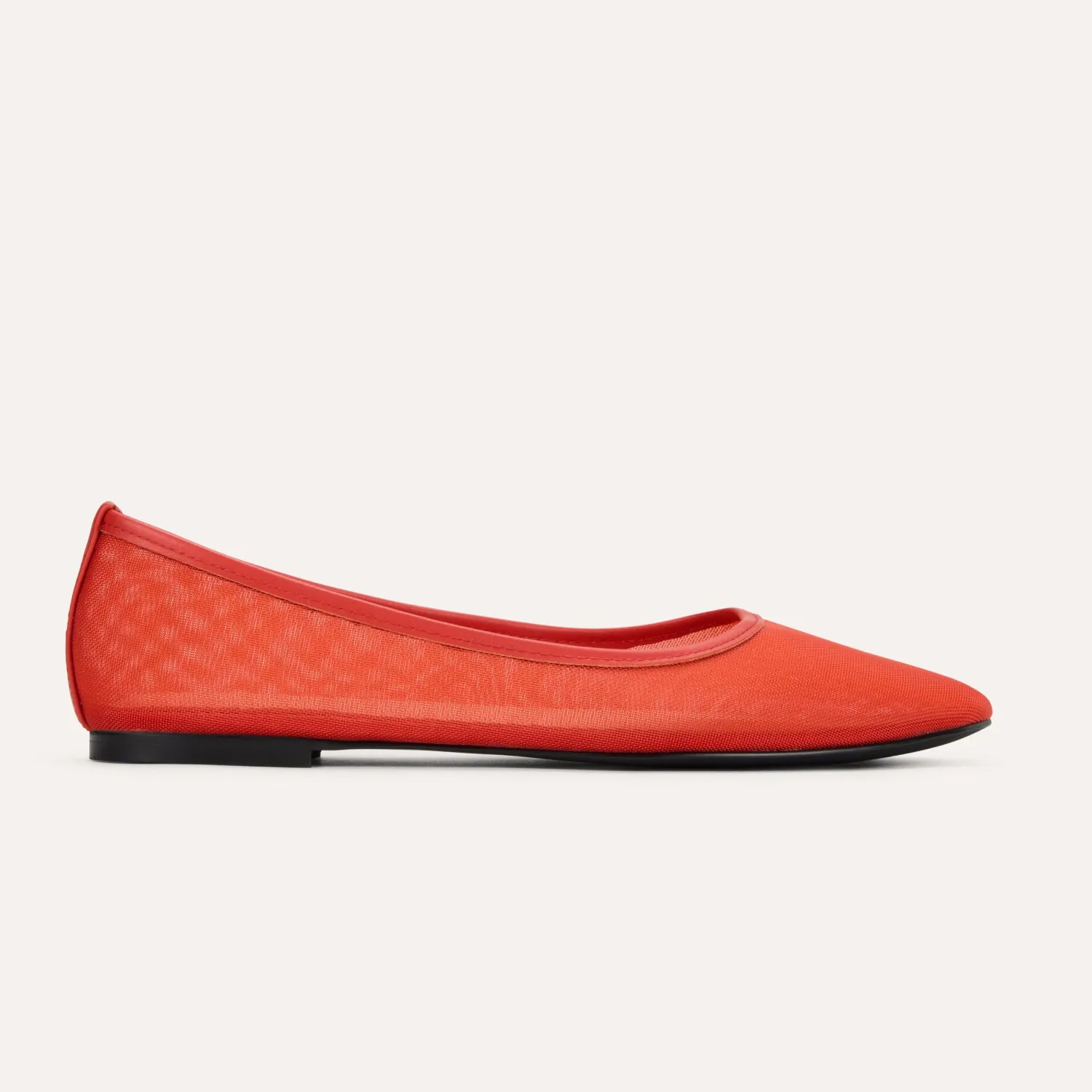 Sadie in Red Mesh Ballet Flat for Women sold by Yosi Samra product image thumbnail 2