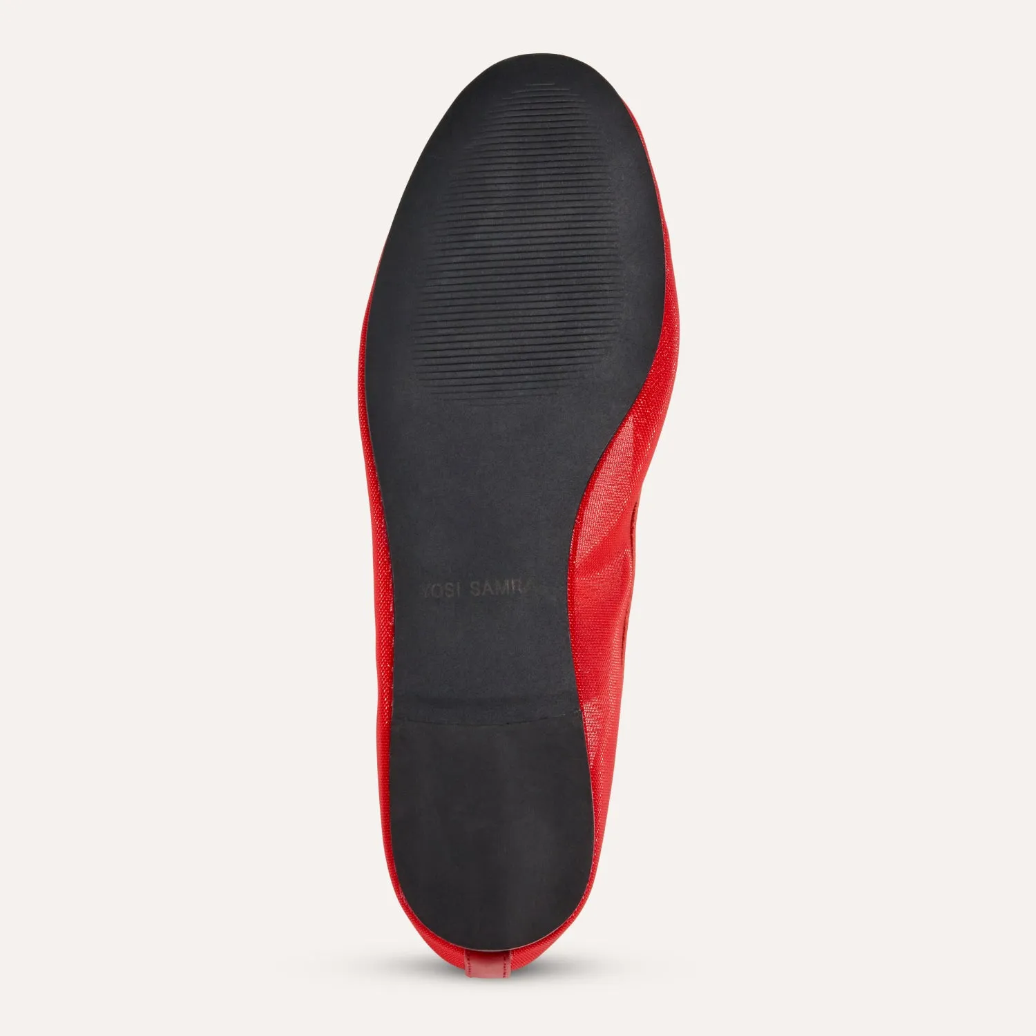 Sadie in Red Mesh Ballet Flat for Women sold by Yosi Samra product image thumbnail 4