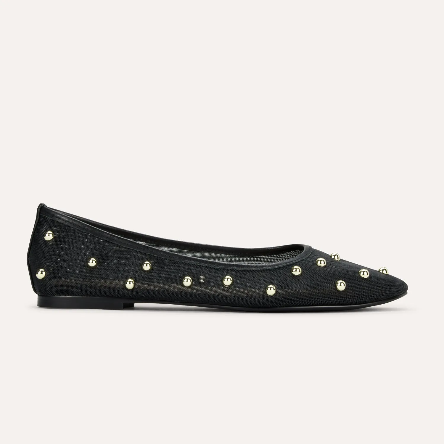 Sadie Stud in Black Mesh Ballet Flat for Women sold by Yosi Samra product image thumbnail 2