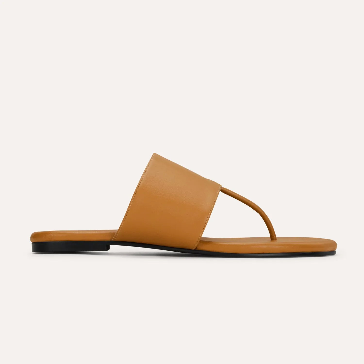 Ella in Whiskey Leather Thong Sandal for Women sold by Yosi Samra product image thumbnail 2