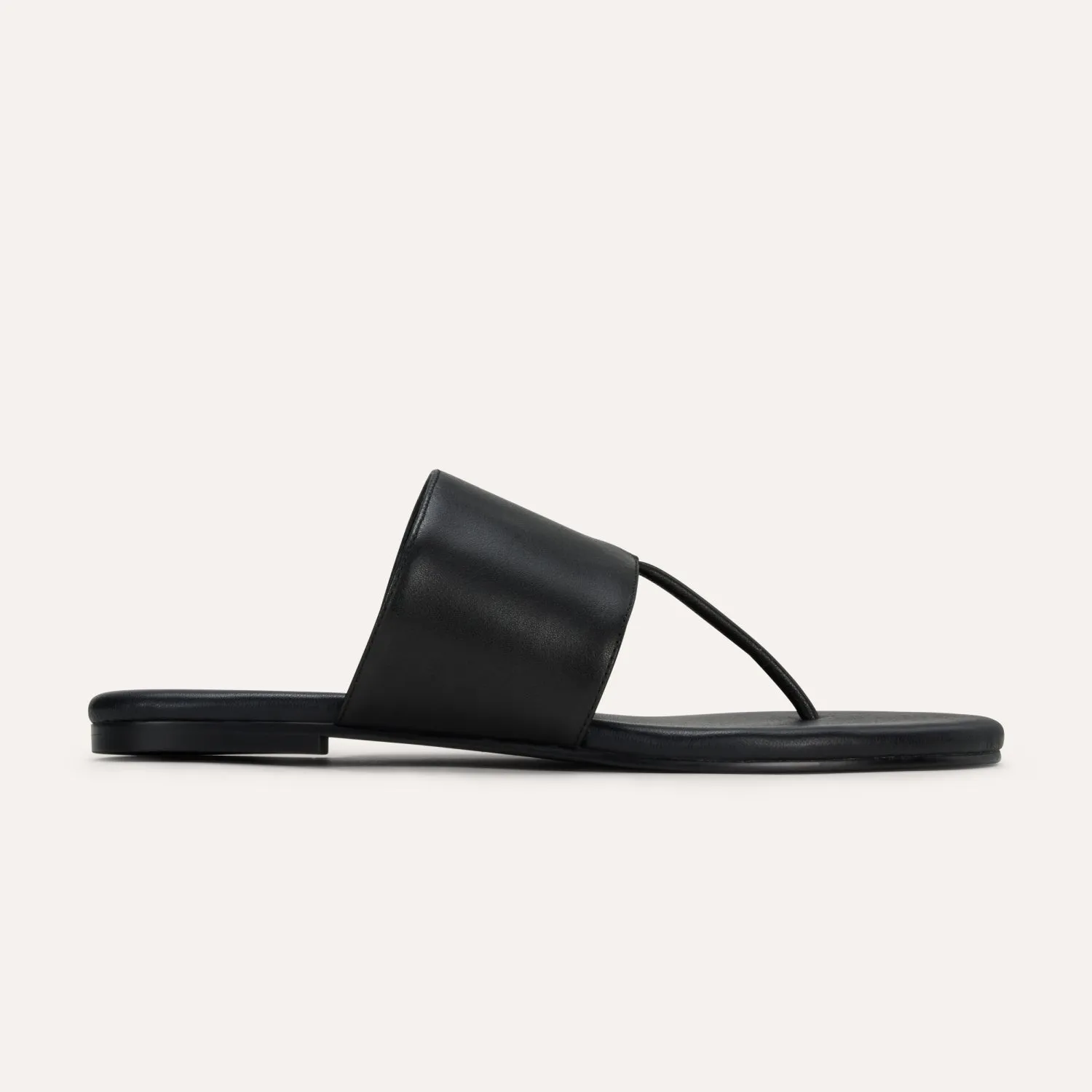 Ella in Black Leather Thong Sandal for Women sold by Yosi Samra product image thumbnail 2