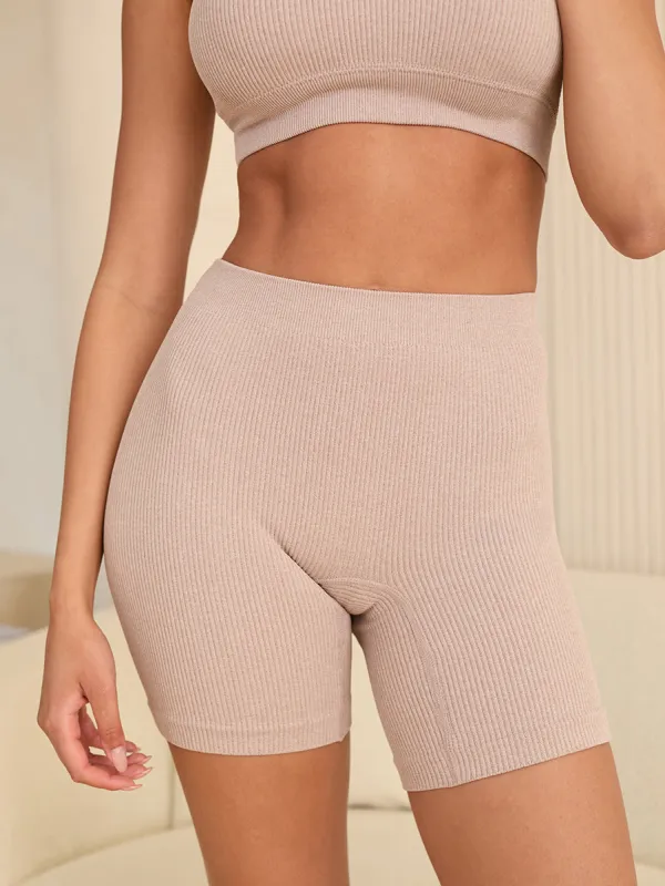 Ribbed Biker Shorts sold by Youmita