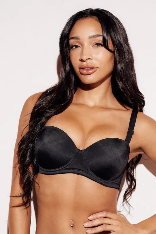 Everyday Half Cup Bra with Removable Straps sold by Youmita