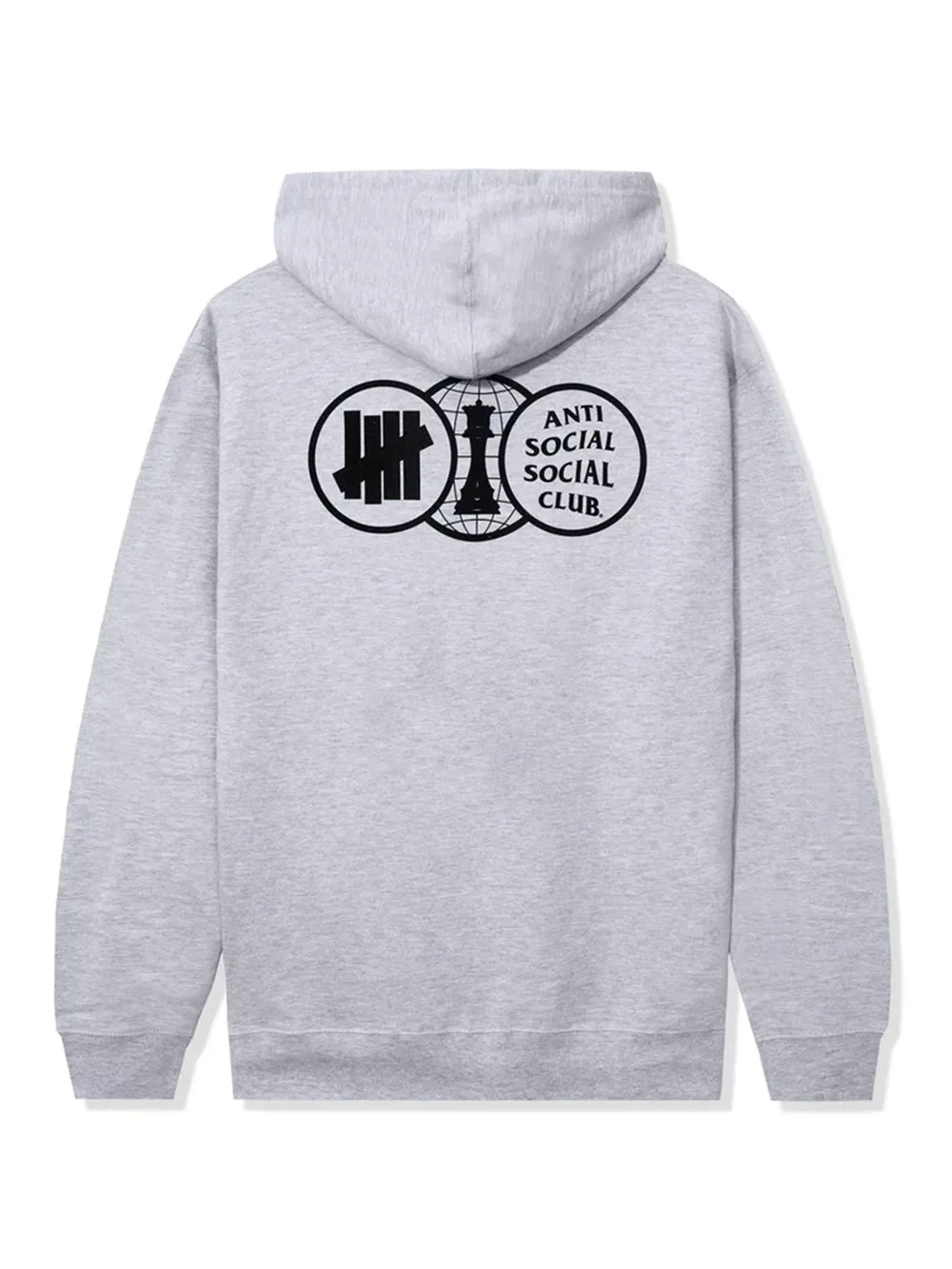Anti Social Social Club Deaf Tone Premium Hoodie - Heather Grey sold by Young & Reckless product image thumbnail 2