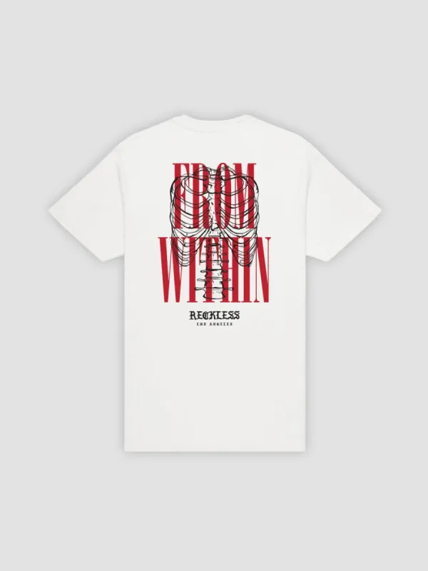 Internal Tee - White sold by Young & Reckless
