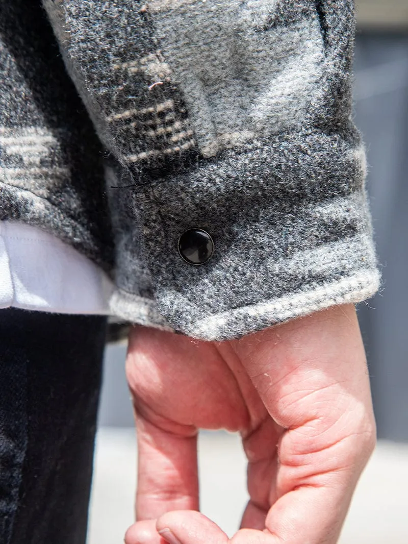 Dakota Fleece Overshirt - Granite sold by Young & Reckless product image thumbnail 5