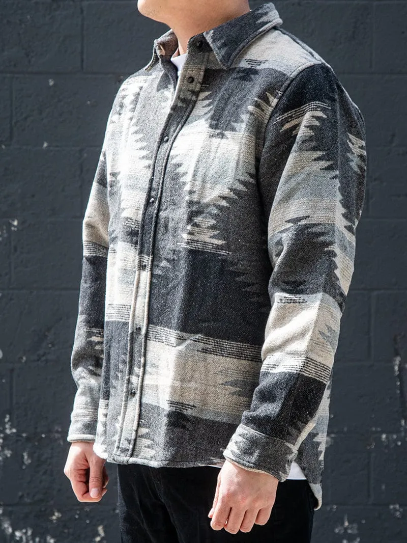 Dakota Fleece Overshirt - Granite sold by Young & Reckless product image thumbnail 2