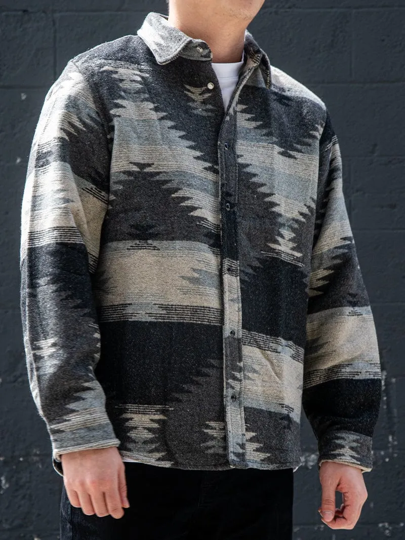 Dakota Fleece Overshirt - Granite sold by Young & Reckless product image thumbnail 4