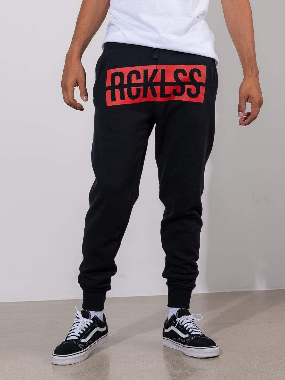 Strike Box Sweatpants - Black sold by Young & Reckless