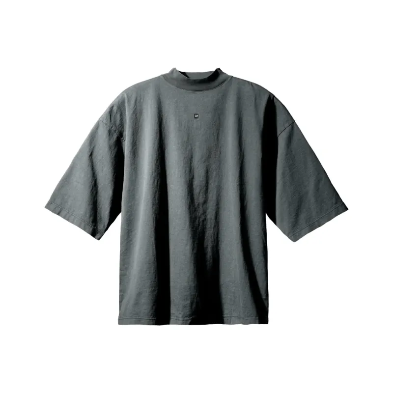 Yeezy Gap Engineered by Balenciaga Logo 3/4 Sleeve Tee - Dark Green sold by Young & Reckless