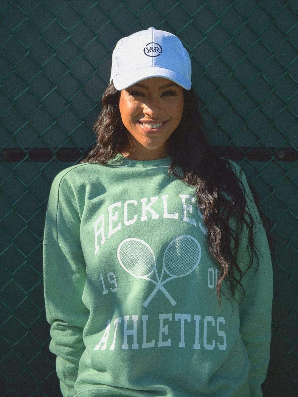 Athletics Crewneck - Sage sold by Young & Reckless product image thumbnail 3