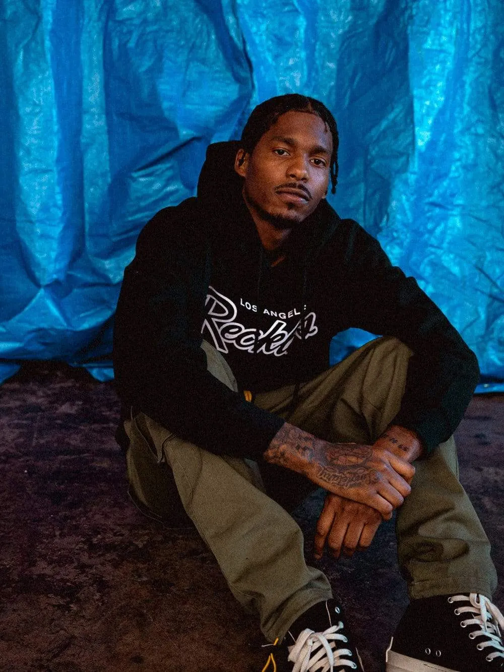 OG Reckless Outline Hoodie - Black sold by Young & Reckless product image thumbnail 5