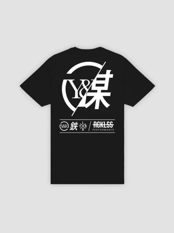 Strike Thru Tee - Black sold by Young & Reckless
