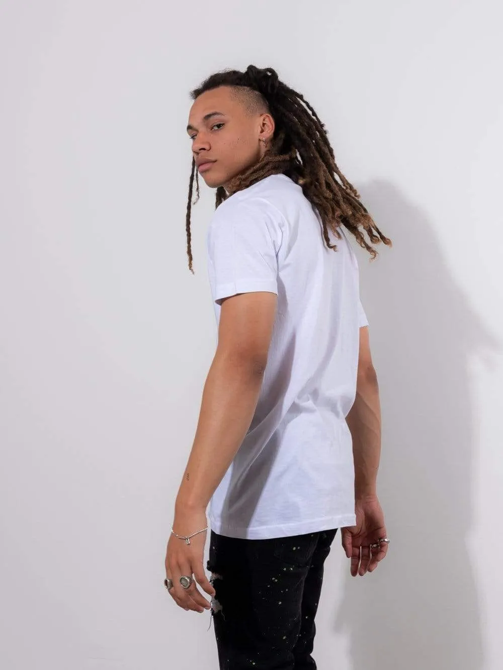 Signature Tee- White/Red sold by Young & Reckless product image thumbnail 4