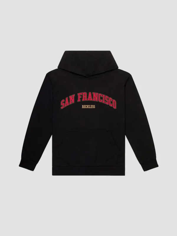 San Francisco Hoodie - Black sold by Young & Reckless
