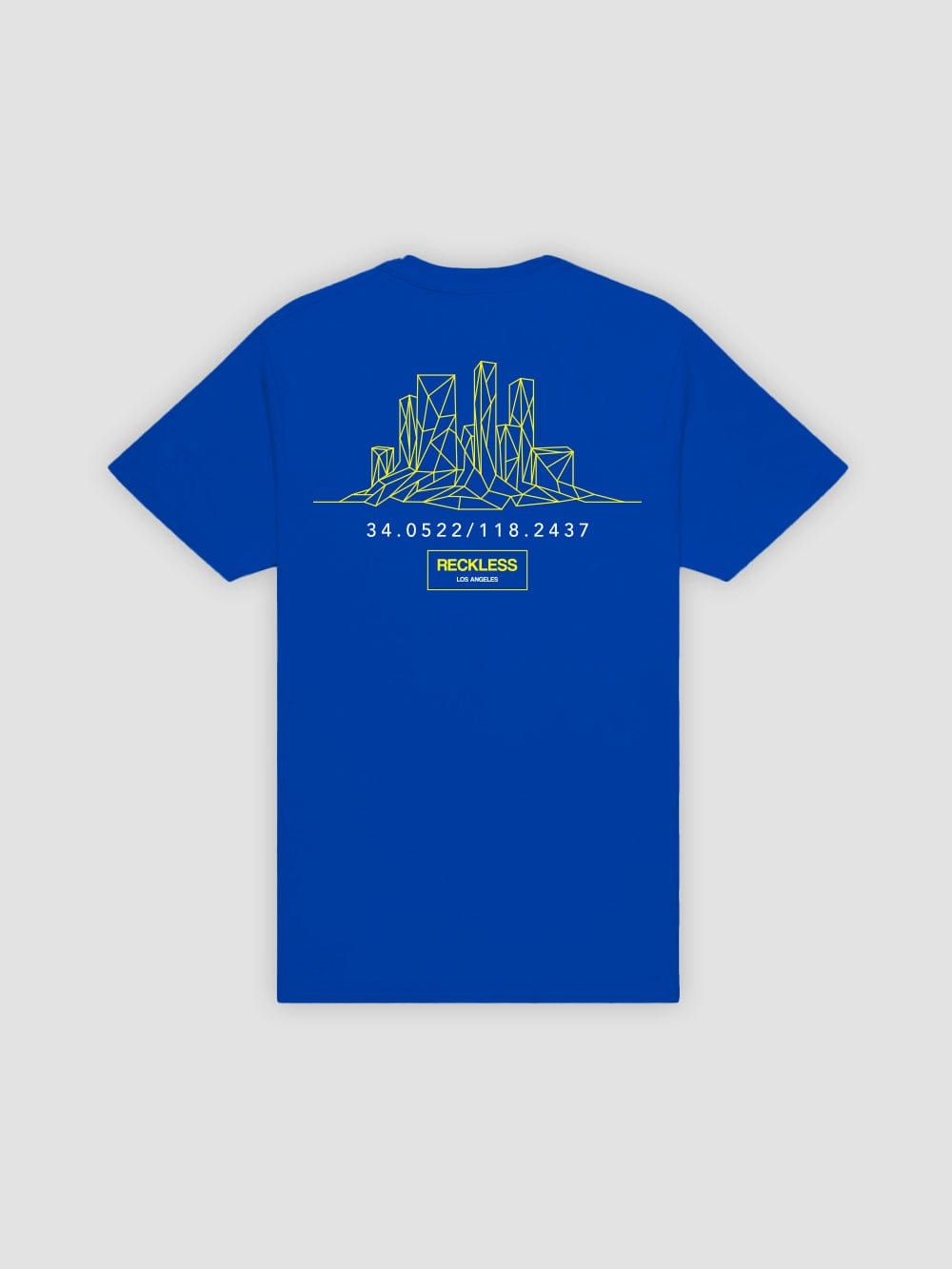 Wireframe Tee - Royal Blue sold by Young & Reckless