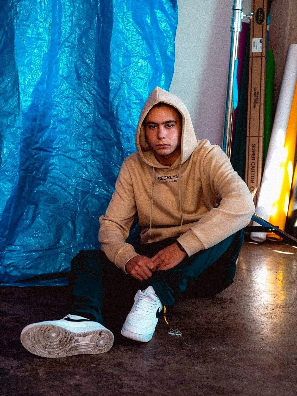 Classic Hoodie - Sand sold by Young & Reckless product image thumbnail 2