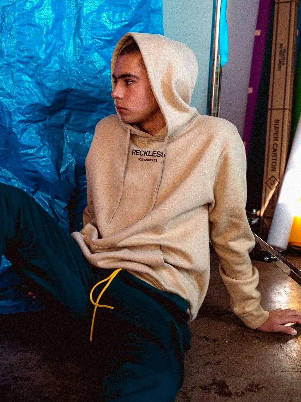 Classic Hoodie - Sand sold by Young & Reckless product image thumbnail 3