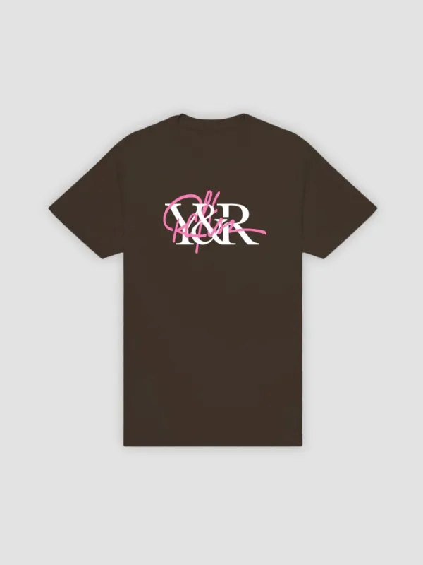 Intertwined Tee - Dark Chocolate sold by Young & Reckless