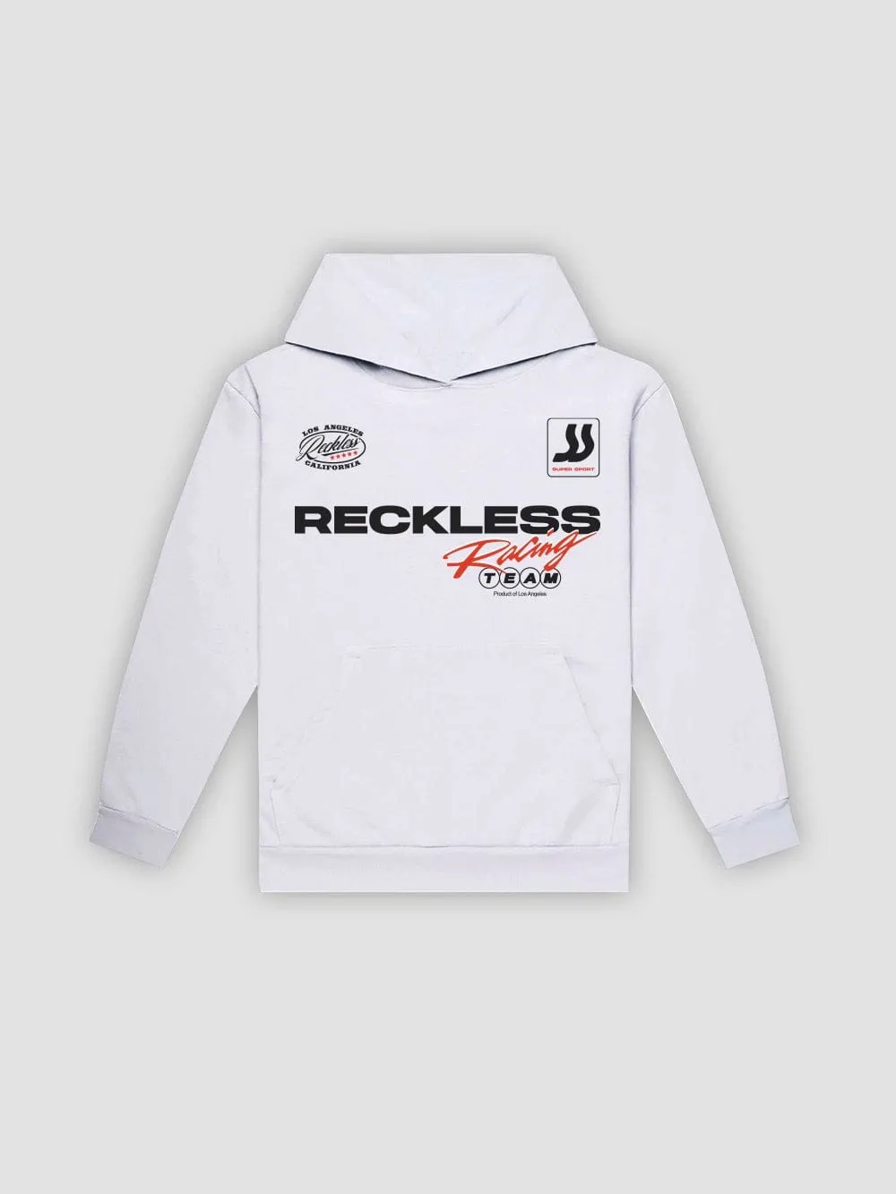 Racing Team Hoodie - White sold by Young & Reckless product image thumbnail 2