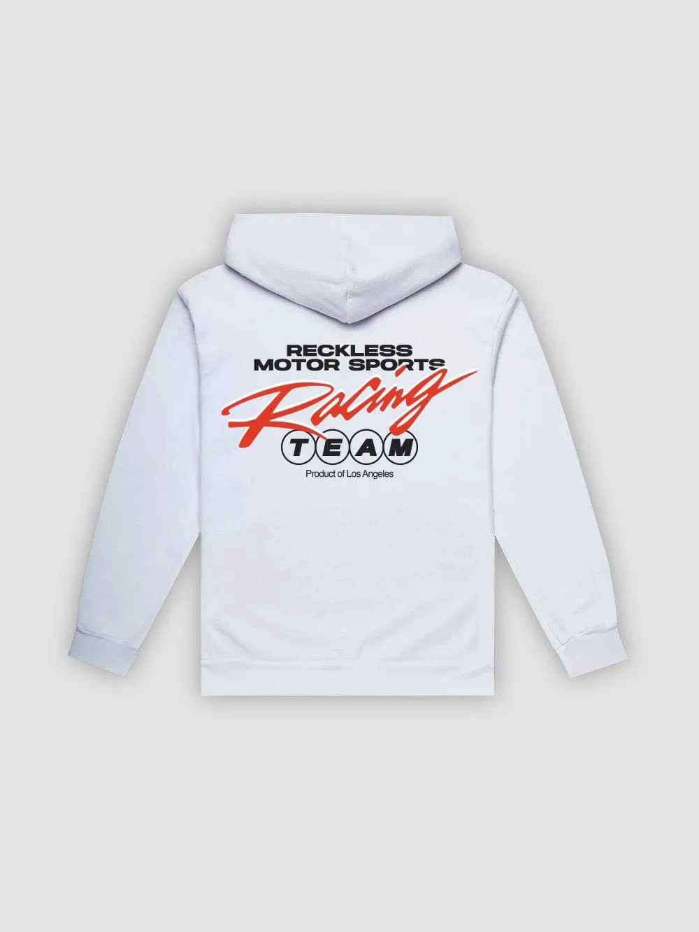 Racing Team Hoodie - White sold by Young & Reckless