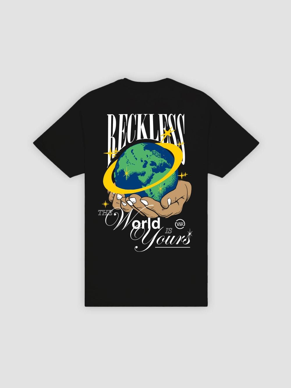 The World Is Yours Tee - Black sold by Young & Reckless