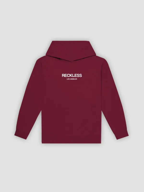 Classic Hoodie - Maroon sold by Young & Reckless