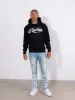 Big R Script Hoodie- Black/White sold by Young & Reckless
