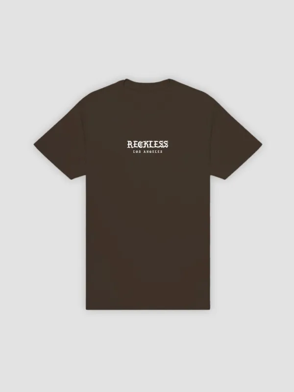 Internal Tee - Dark Chocolate sold by Young & Reckless