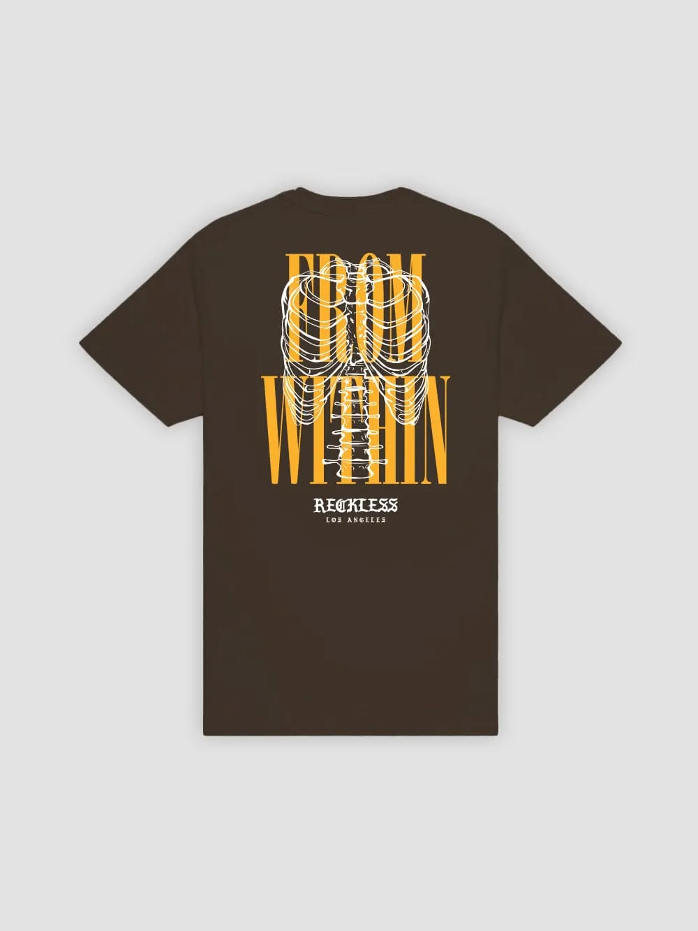 Internal Tee - Dark Chocolate sold by Young & Reckless product image thumbnail 2