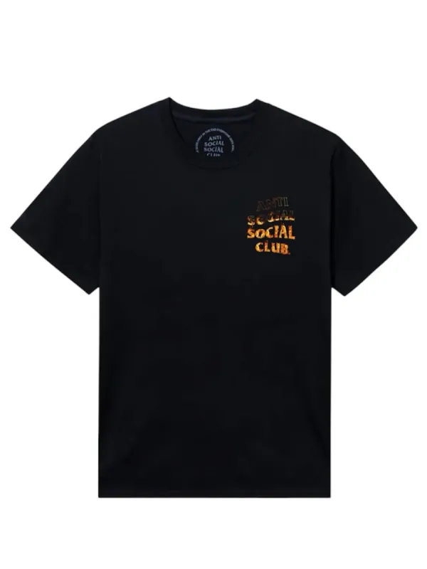 Anti Social Social Club A Fire Inside Tee - Black sold by Young & Reckless