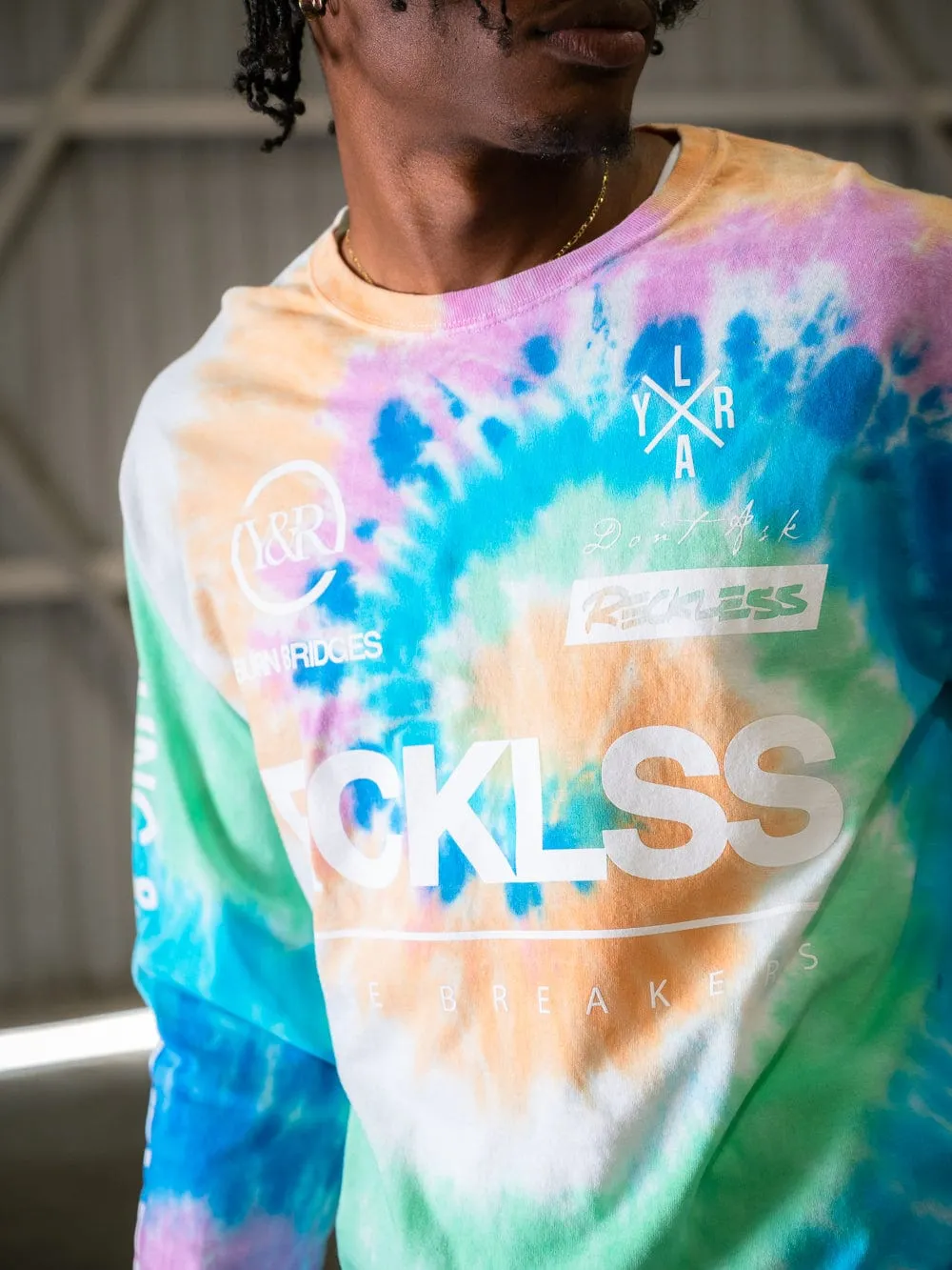 Fast Track Long Sleeve - Tie Dye sold by Young & Reckless product image thumbnail 2