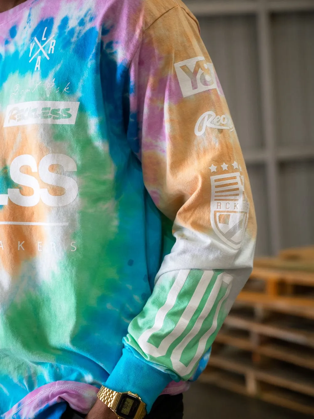 Fast Track Long Sleeve - Tie Dye sold by Young & Reckless product image thumbnail 5