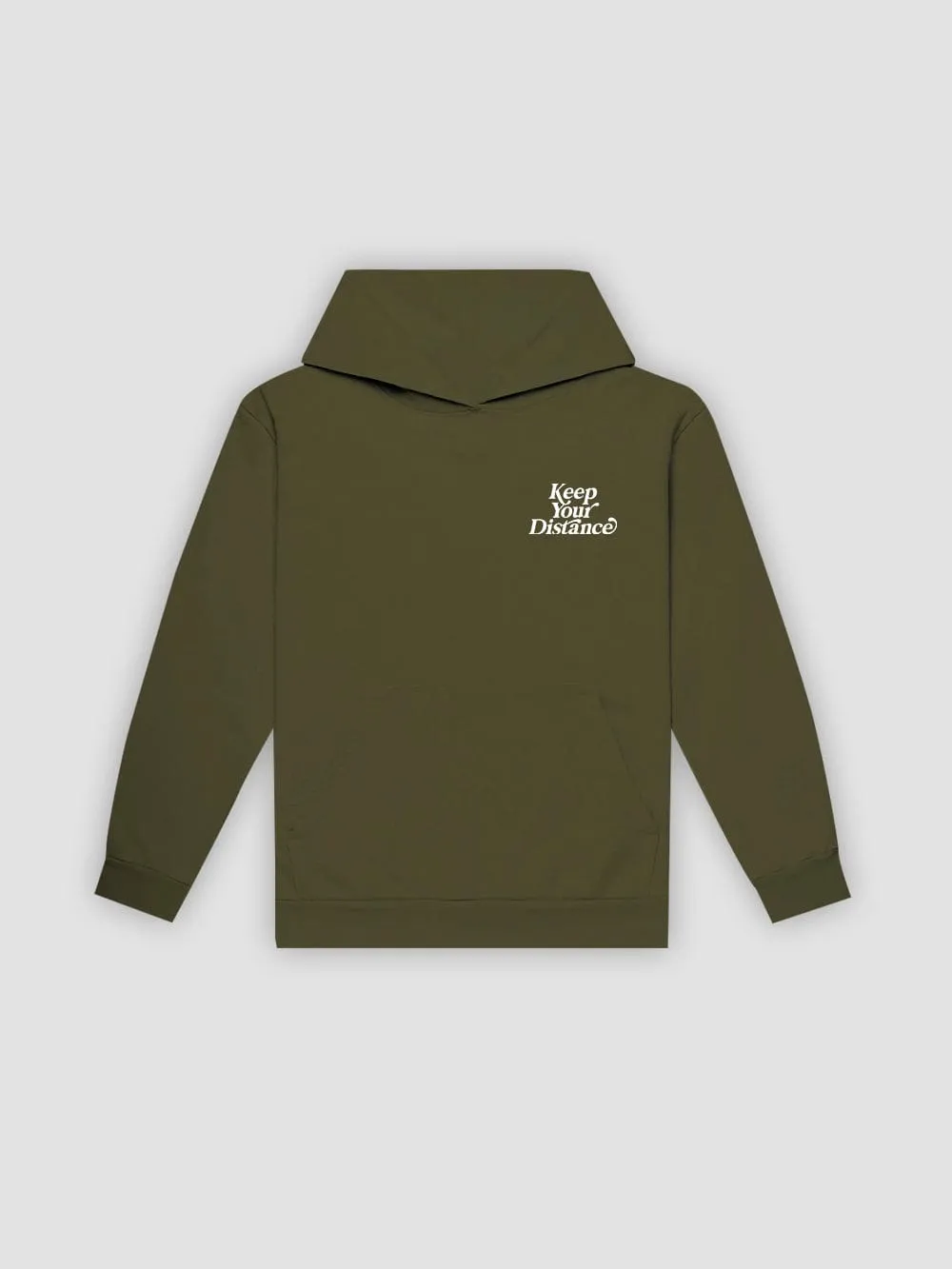 Keep Your Distance Hoodie - Military Green sold by Young & Reckless product image thumbnail 2