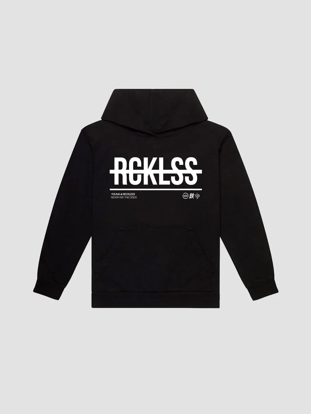 Strike Thru Hoodie - Black sold by Young & Reckless product image thumbnail 2